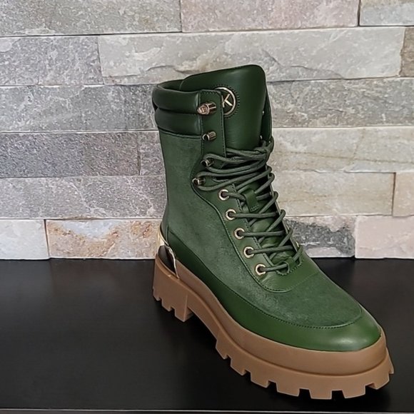 MICHAEL Michael Kors Rowan Women's Suede Logo Boot - Picture 7 of 13